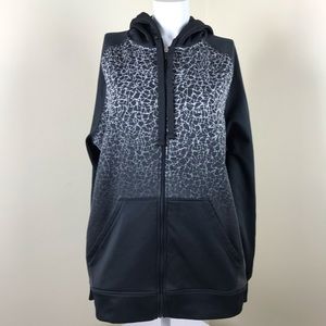 C9 by Champion Black Gray Ombre Zip Hoodie Jacket